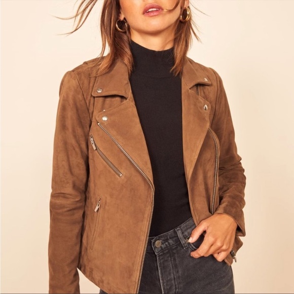 Reformation X Veda Suede Jacket - Picture 6 of 9